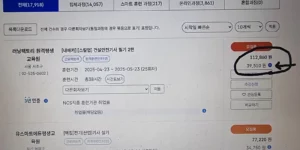 지원금 비용 예시